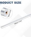 Sturdy 6063 Aluminum Tubing Seamless Round Tube With 8 mm OD 2 mm ID 300 mm Length 3 mm Wall Thickness For DIY Projects