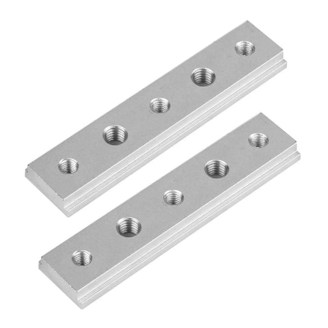 Two Pack T Slot Miter Track Jig 100mm Aluminum Alloy Tool Accessory For Woodworking Pro Grade Precision Fits 30 And 45 Type Rails
