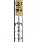 Pro Grade Dynamometer Spring Scale With 0.2 Newton And 20 Gram Range Sealed Spring Design In Clear Acrylic Housing And Stainless Steel Parts