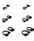 Nylon Hose Clamps for Aquarium Kit 8.1 to 32.5 mm Snap Clamps Black 36 Pack No Leaks Double Grip Teeth