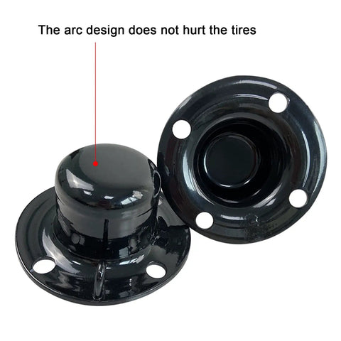 Hardcore Removable Parking Posts For Driveways Rock Solid Metal Security Bollards With Chain And Padlock Reflective Night Visibility Lock Down Your Street Built Ridiculously Tough