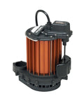 One Third HP Submersible Sump Pump For Home Basements, A Real Workhorse With Deep Finned Aluminum Motor, Vortex Impeller