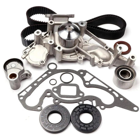 Premium Timing Belt Kit With Water Pump Hella Durable For Lexus Gs400 Gs430 Gx470 Ls400 Ls430 Lx470 Sc400 Sc430 And Toyota 4runner Original Fitment Keeps Your Rig Running Smooth Daily