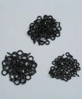 Must Have 300Pcs Small Screw Eye Pins For Jewelry Making And DIY Crafts Mini Eye Screws, black finish, three sizes 8x4mm, 10x5mm, 13x6mm.