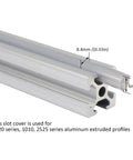 6 Meter Aluminum Extrusion T Slot Cover Seal Dust Strip Bracket Insert Channel Filler That Keeps Dirt Outta Rails For 6mm 80 20 1010 2020 2040 Series V Slot Rail Profile Accessories Hardware, 6mm silver strip on 2020 aluminum rail