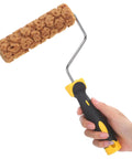 Pineapple Texture Sponge Paint Roller for Walls Gives Your Home a Major Glow Up with This DIY Decor Tool held in hand.
