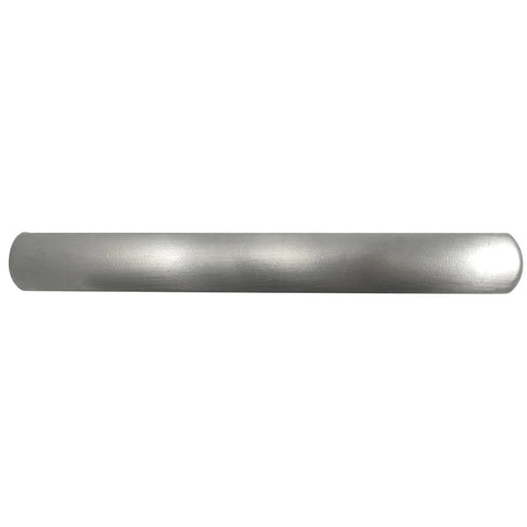 Aventura Satin Nickel Cabinet Pull 128mm Handle With Contemporary Sleek Design shown in full length on white background