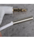 Close-up of NTC 10K Temperature Probe Sensor with 3.5mm audio plug and 9.8ft cable for temperature controllers.