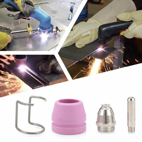Get Your Hands On This Pl60 Plasma Cutter Kit Full Set Includes Cutting Torch Tip Nozzles And Consumables For Serious Welding Jobs With Super High Heat Resistance And Electric Flow That Keeps You Going All Day Long. Various plasma cutting tools and spare parts.