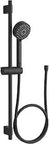 Awaken G90 Multi Function Handshower Kit with 24 Inch Slide Bar and 60 Inch Hose in Matte Black
