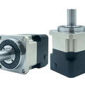 Legit Helical Gear Reducer Box For Nema 17 23 34 Steppers with 35mm shaft and metal casing, displaying front and side angles.