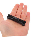 Five Pairs CPU Cooler Backplate Bracket Kit With Plastic Mounting Retention Clips For Motherboard Sockets Spare Parts For Heatsink Installation Backups For DIY Builders And Pros Wide Compatibility black plastic backplate in hand