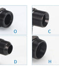 Heavy Duty Carbon Steel Hydraulic Male Tee Fitting Kit Sizes M10 to M24 for High Pressure Fluid Control Systems Built to Kill it on Job Site Without Any Messy Problems or Leaking Fluid Everywhere When You Are Under Pressure Making Serious Cash. black threaded hydraulic male tee fittings, close-up