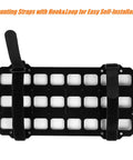 Rigid MOLLE Panel For Car Visor Organizer And EDC Pouch Holster with hook and loop straps for easy installation