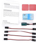 Components of F50A 3 Axis Gyro A3 V2 Flight Controller With One Key Auto Hover And Multi Mode HV Support For RC Fixed Wing Airplanes