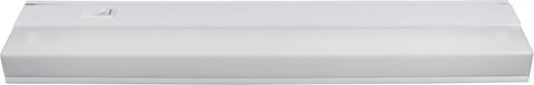 18 Inch Fluorescent Under Cabinet Light Fixture Direct Wire No Hum Flicker Free Warm White Steel Housing On Off Switch Easy Install
