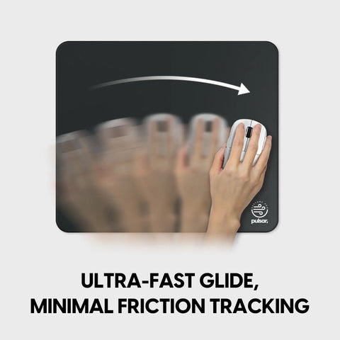 XL Firm Gaming Mouse Pad With Ultra Fast Glide Surface Offers Smooth Controlled Grip For Rapid Tracking And Sharp Aim Adjustments.