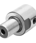 Stainless Steel Chuck Rod For Mini Lathe Chucks M14x1 8mm Precision Replacement Part K01-50/63 K02-50/63, front view showing threading