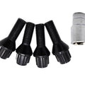 Get Your BMW Rolling Smooth With Heavy Duty Lug Wheel Studs Kit Perfect For E23 E32 E38 E31 M1 Z3 And Z8 Models, black metal bolts