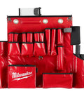 Workhorse Aerial Tool Apron In Bright Red Designed For Power Line Crews With Ample Storage Pockets To Hold Your Favorite Hand Tools.