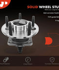 Rear Wheel Hub and Bearing Assembly ABS Single Unit 5-Lug Compatible: Chevrolet Malibu, Cadillac DTS, Buick, Pontiac