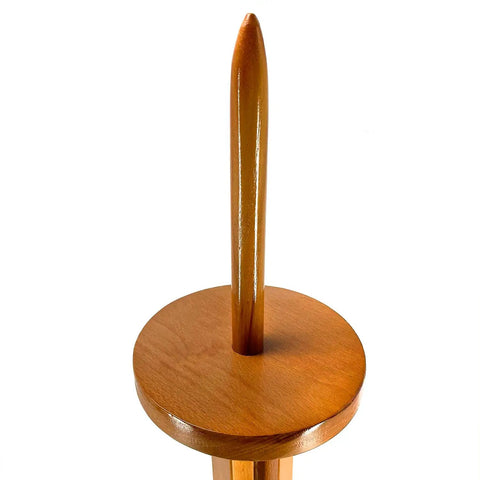 Top view of Wooden Katana Stand For Tatami Mats And Cutting Practice, Heavy Duty Target Base