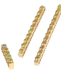 Top Shelf One Pack Golden Wire Screw Connector Terminal Block With Snug Six By Nine Crimp Holes For Heavy Duty Electrical Wiring And No Fuss Quick Connect Installations, showcasing three sizes of golden wire terminal blocks.
