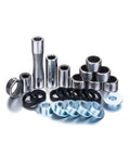 Premium OEM Quality Linkage Bearing Rebuild Kit For Dirt Bikes, Complete Overhaul Set With Lower Shock Bearings, Fits RM125 05-08, RM250 05-08, RM-Z250 07-09, RM-Z450 05-09, Off Road Ready Upgrade, silver steel bearings and seals