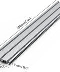 6060 Aluminum T Slot Spoilboard Extension For CNC Router Compatible With PROVerXL 4030 XY Axis Extension Kit sleek side view