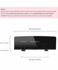 Music Book Stand For Keyboard And Digital Piano, Lightweight ABS Sheet Music Holder Dimensions, 59cm Wide, Curved Design