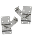 Four Pack Tip Out Tray Hinges For Flip Up Cabinets, 45 Degree Soft Close Concealed Cabinet Hinges For Kitchen Sink And Bathroom, Includes 97x46mm Sloped Tray Hinges