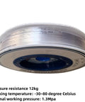 Beat Down Tough Flexible Air Hose For Pneumatic Tools Plus Air Compressors High Flow Clear Pvc Tubing 10 By 6.5 Mm 100 Meter Roll on a spool.