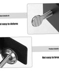 Close-up of Adjustable Deck Torch Clamps Durable Railing Holders details, showcasing secure G clamp design with sturdy metal construction.