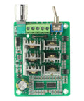Top view of Three Phase Sensorless Brushless Motor Speed Controller for DC Fans and RC Projects, showing circuit board design.
