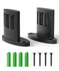 Sliding Barn Door Floor Guide 2 Pack Bottom Double-Sided Small Rollers Guides Aluminum Alloy Floor Mounted for Smooth Quiet Door Sliding.