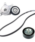 Mercedes Benz Drive Belt Tensioner Kit Fits W176 W246 W117 W156 A200 B200 CLA200 GLA200 M270 Engine Heavy Duty Direct Bolt On No Mod Slick Install Pulley Ensures Smooth Performance For Your Ride Exact Match Keeps Engine Humming Sweet And Reliable. drive belt tensioner kit with 74mm pulley and belt