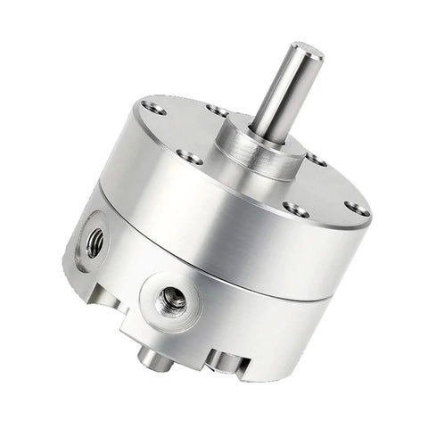 Heavy Duty Vane Rotary Air Cylinder Pneumatic Rotation Actuator Aluminum Alloy with stainless steel shaft for industrial use.