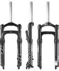 Beefy Fat Tire MTB Suspension Fork For 20 To 26 Inch Fat Bikes, 100mm Travel, 9mm QR, 135mm Hub, Straight Steerer, Oil Spring Front Fork