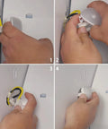 Step-by-step install of Easy Install Refrigerator Led Light Bulb Replacement for Whirlpool Models in freezer section.