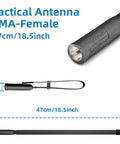 Dual Band Ham Radio Antenna 144 430 MHz High Gain Eighteen And A Half Inch Antenna for UV 5R BF F8HP BF 888S UV 5R Plus