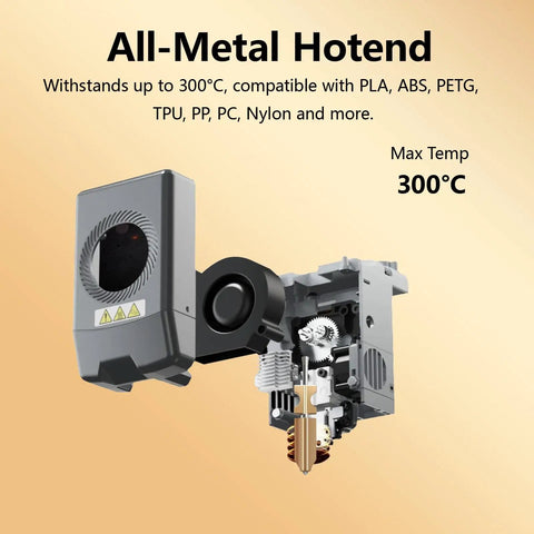 Beefed-Up AD5X All-Metal Hotend Kit With 0.6mm Hardened Steel Nozzle showing components and features