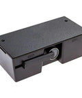 Easy Install Mechanical Door Chime No Battery Or Wiring Needed, black casing, side view, welcoming business door bell