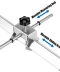 Derailleur Hanger Alignment Gauge Tool For Bikes With 20 To 29 Inch Wheels Pro Grade Stainless Steel 304 close-up of tool adjustments