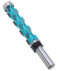 Sturdy 1/2In Shank Carbide Double Bearing Flush Trim Router Bit With 3/4In Cutting Diameter For Smooth Woodworking And Pro Finish Work