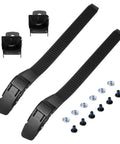 Inline Skate Replacement Straps 2 Pack With Adjustable Universal Buckles And Energy Buckles With Screws Durable Plastic Shoe Clips