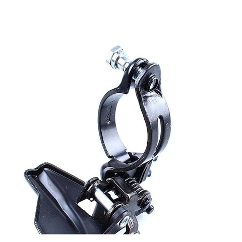 Universal Road And Mountain Bike Thumb Shifter Set For Front Derailleur Gear Change Smooth Shifting Lever, aluminum clamp
