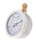 Pro Grade 0-400 Bar 0-5800 PSI Dial Hydraulic Pressure Gauge With G1 Quarter Thread, 63mm Dial, Dual Scale Bar And PSI Readouts