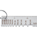 Metal Gauge Thickness Tool For Sheet Metal And Welding Projects 24GA To 0.035 Inch Thickness Gauge With Clear Readouts Portable Key Chain