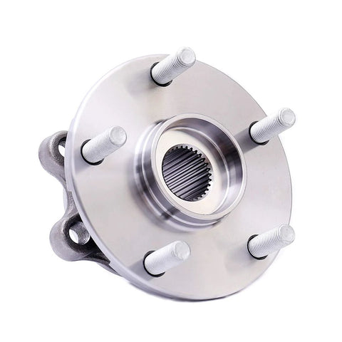 Front Wheel Hub Bearing Assembly Replacement For Toyota RAV4 2006-2012 3.5L V6 And 2013-2018 RAV4 2016-2019 Toyota Mirai And 2011-2016 Scion tC Manual Transmission Set Of 2, 5-lug hub displayed