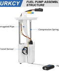 Top Shelf Electric Fuel Pump Assembly With Sender For 2001 To 2004 Ford Escape And Tribute 2.0L 3.0L V6 Engine detailed view of components, including float and oil level sensor.